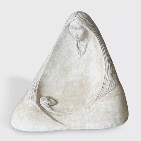 Acoma Pueblo 1983 Pottery La Madre Indian Sculpture Pierce Austin Production - Picture 2 of 7